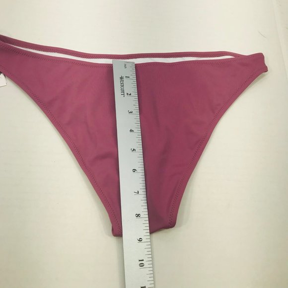Shade And Shore Women's Medium 8-10 Low Coverage Extra Cheeky Bikini Swim Bottom - Picture 8 of 8